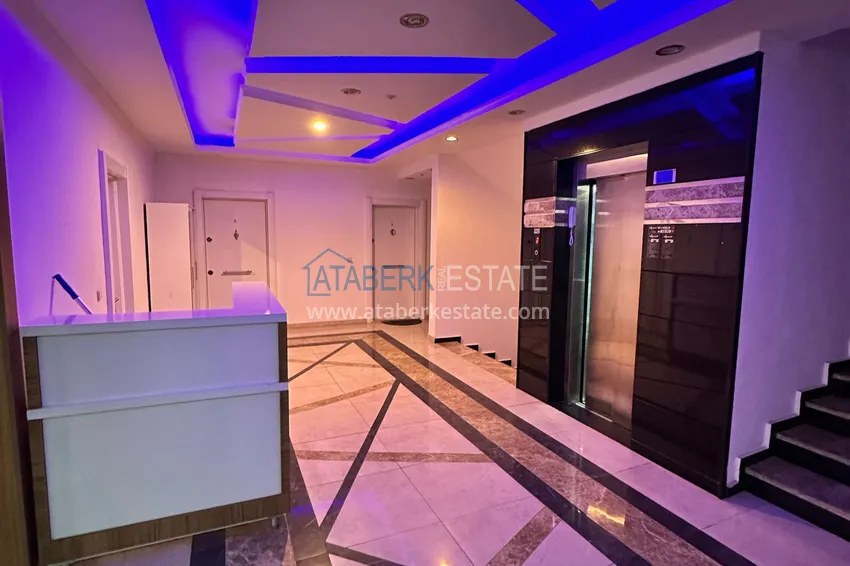 Furnished duplex penthouse in the center of Alanya — Cleopatra beach area  8 