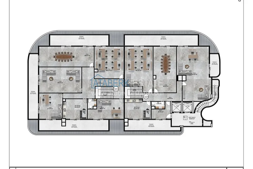 Buy cheap Commercial real estate under construction in Alanya, Avsallar district is a profitable investment 3 