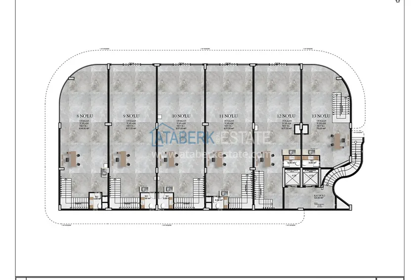 Buy cheap Commercial real estate under construction in Alanya, Avsallar district is a profitable investment 1 
