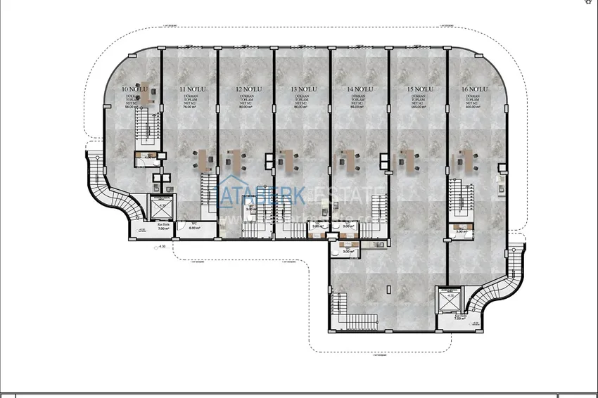 Buy cheap Commercial real estate under construction in Alanya, Avsallar district is a profitable investment 4 