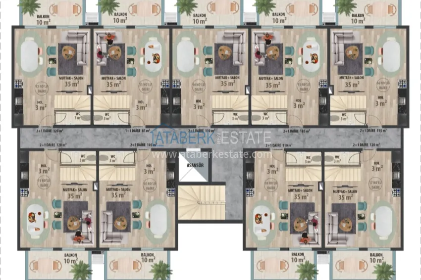 Buy cheap A new architectural masterpiece on the coast of Alanya, Turkler district — an investment project with villas and apartments 2 