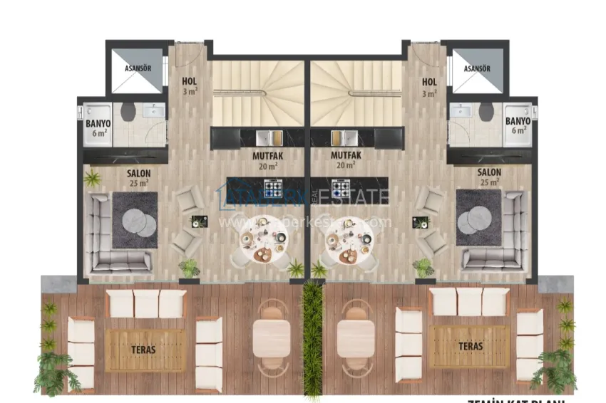 Buy cheap A new architectural masterpiece on the coast of Alanya, Turkler district — an investment project with villas and apartments 6 