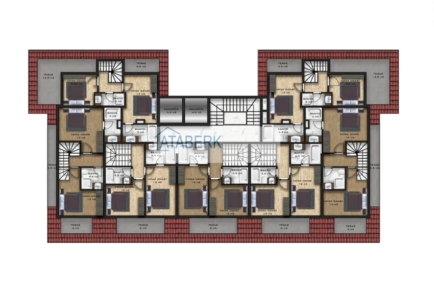 Buy cheap Penthouse duplex in Mahmutlar — primary property in Alanya 2 