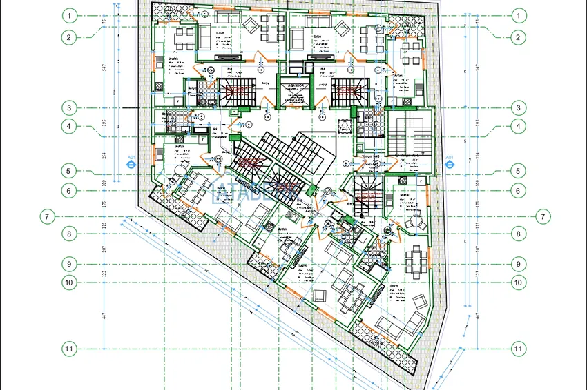 Buy cheap Investment project at the start of sales in the center of Alanya - 300 meters to Cleopatra beach 4 