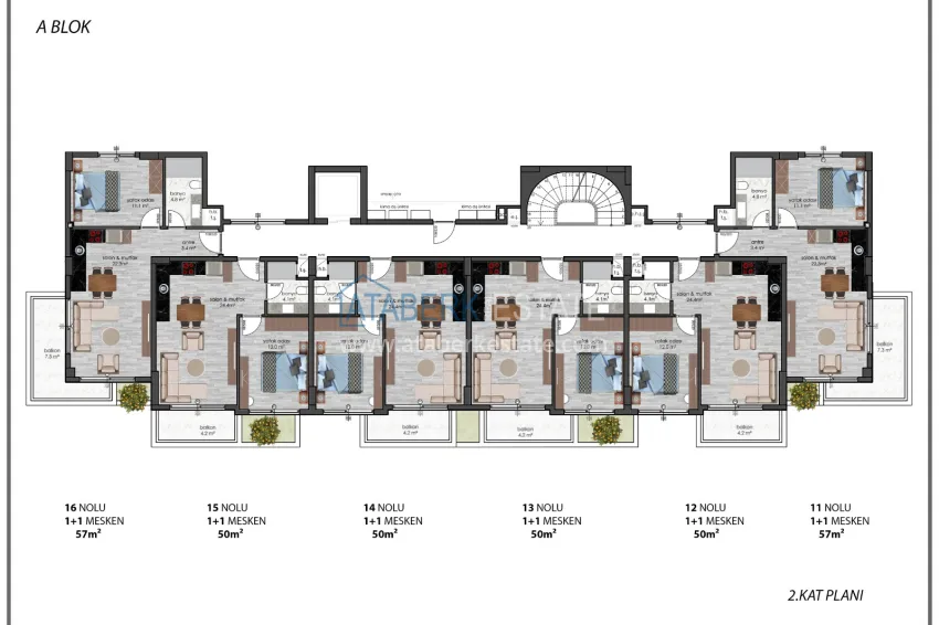 Buy cheap 1+1 apartment in Alanya, Oba district, in a comfort-class complex 1 