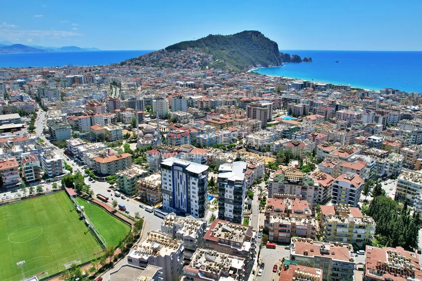 Furnished 2+1 apartment in a comfort-class complex — Alanya center, Cleopatra beach area 1