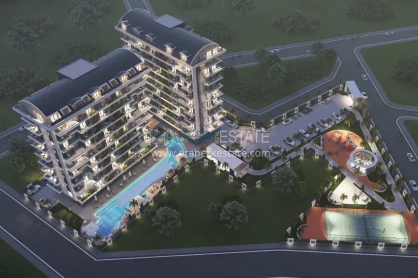 New off-plan project in Avsallar: a residential complex with original architecture 3 