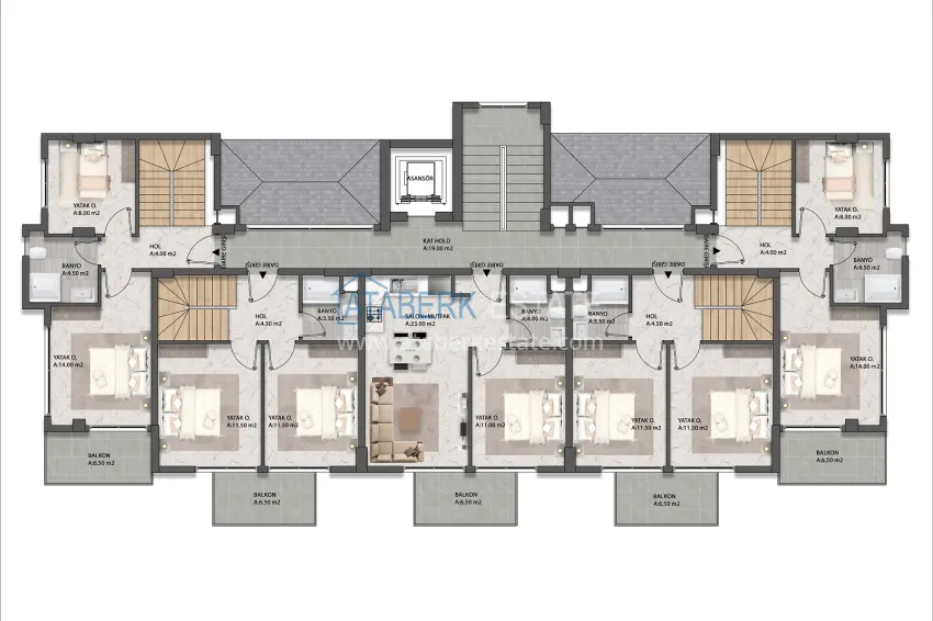 Buy cheap Attractive investment project in Alanya, Kargicak district 3 