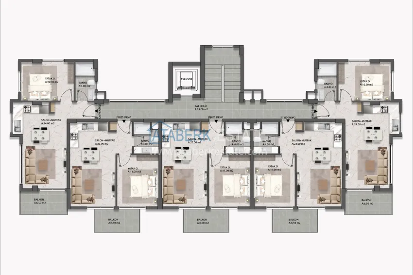Buy cheap Attractive investment project in Alanya, Kargicak district 4 