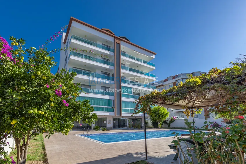 Turnkey duplex penthouse with sea view, 150 meters from the beach — Kestel, Alanya 11 