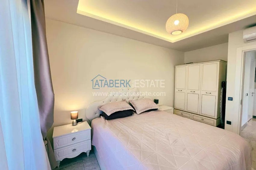 Purchase Short term rent apartment 2+1 in a cozy complex - the center of Alanya, next to Cleopatra beach 10 