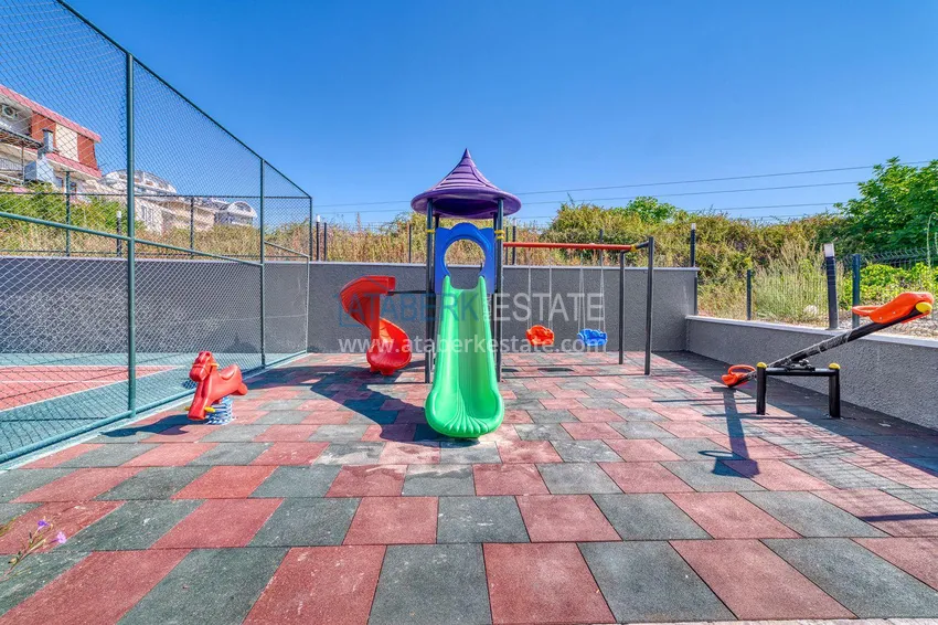 Finished one-bedroom apartment in a comfortable complex — Alanya, Avsallar district 10 