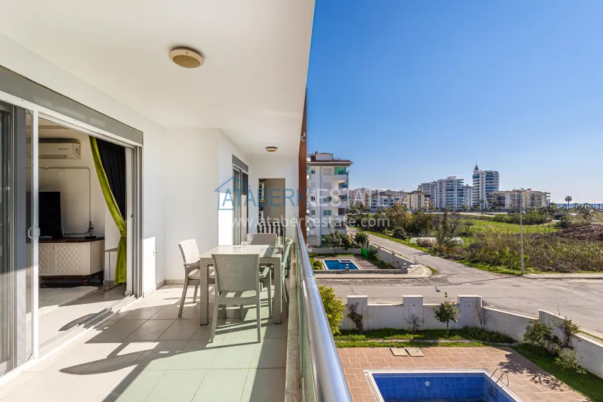 Purchase Apartment 1+1 with furniture and sea view — Kestel, Alanya 11 