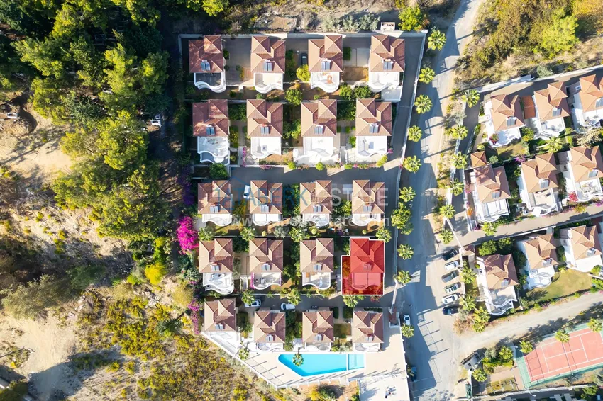 Furnished 3+1 villa in Alanya, with spectacular panoramic views — Tepe mountain area 11 