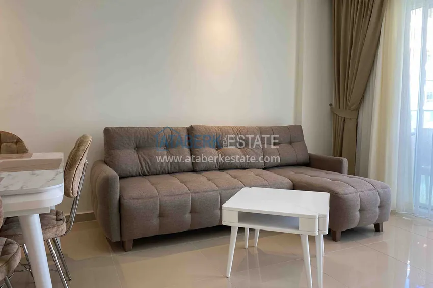 Purchase  Turnkey 1+1 apartment with a glazed balcony in a complex with a private beach — Avsallar, Alanya 10 