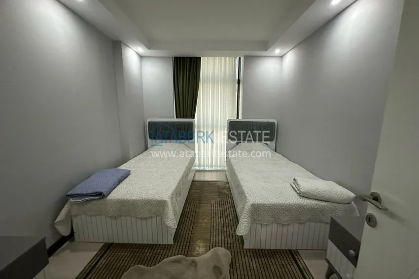 Purchase  2+1 apartment with furniture and sea and mountain views in a luxury complex — Alanya, Mahmutlar district 10 