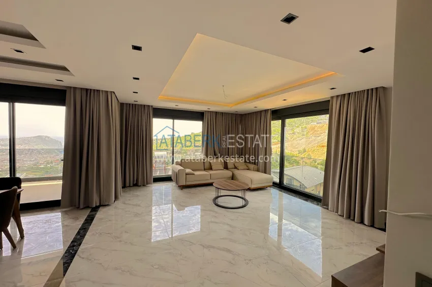 Purchase Luxurious penthouse duplex with panoramic views in a prestigious complex — Tepe, Alanya Center 6