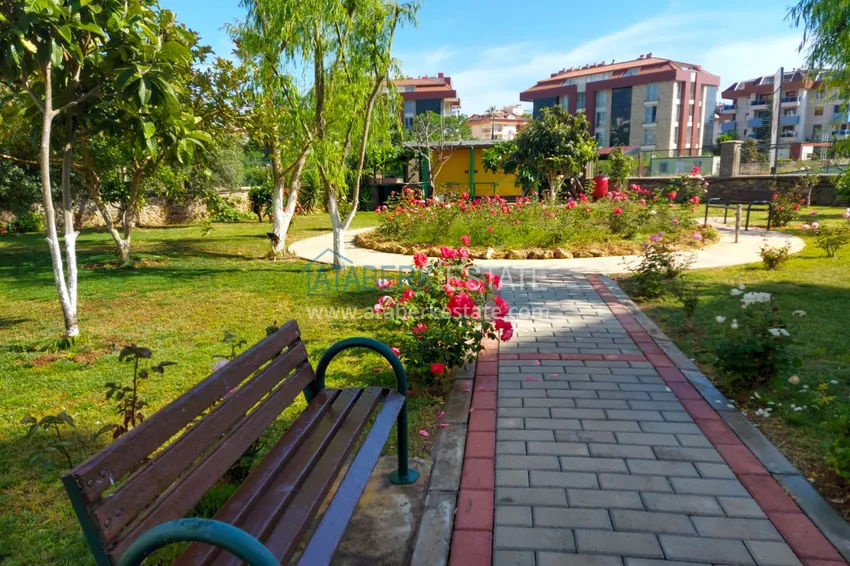 3+1 duplex with furniture in a comfortable complex — Alanya, Oba district 13 