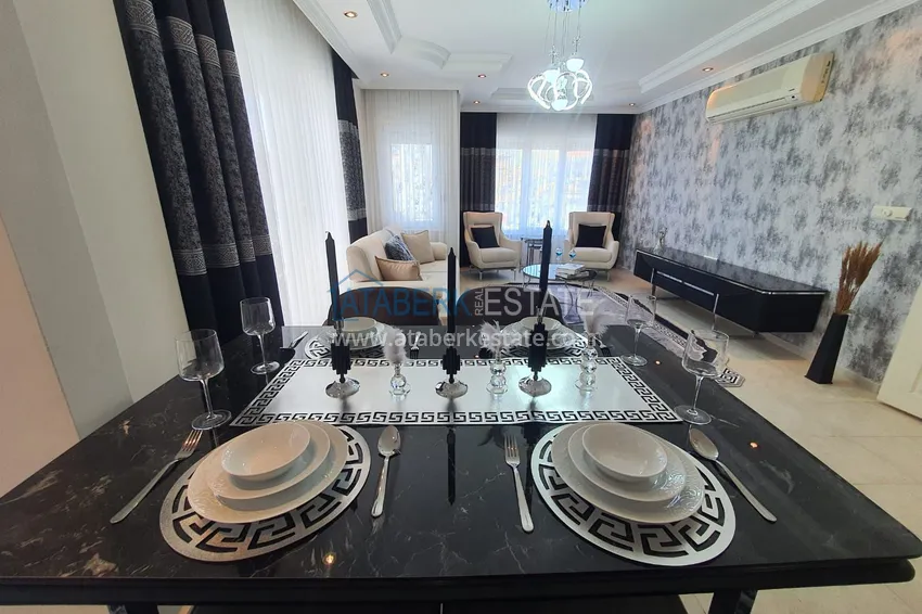 Purchase  2+1 apartment with a modern interior 150 meters from the sea — Alanya, Oba district 10 