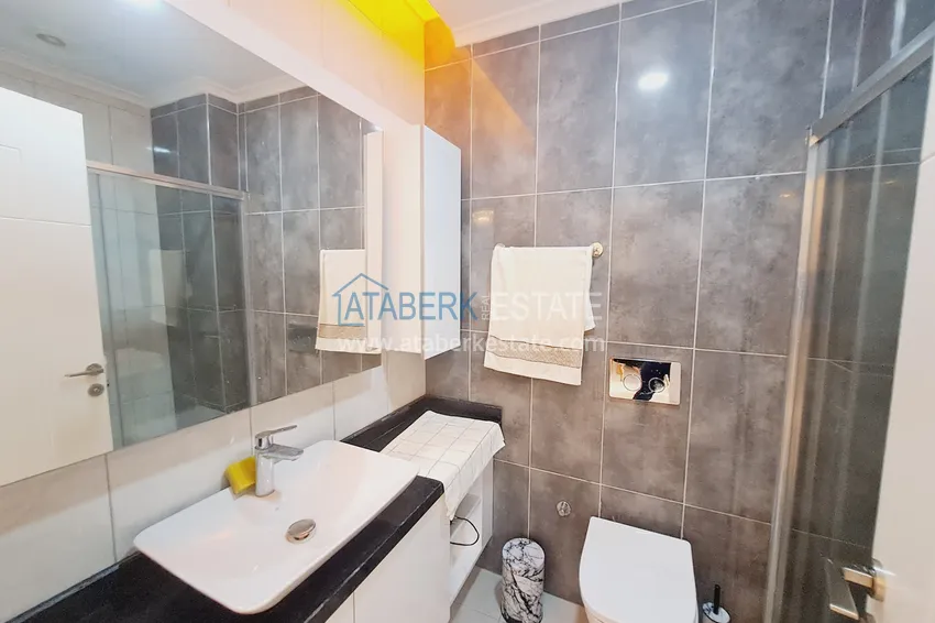 Purchase Turnkey 1+1 apartment with garden view in a hotel-type complex — Alanya, Mahmutlar district 10 