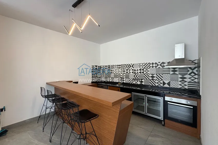 2+1 duplex with furniture and mountain views in a young modern complex, Oba district — Alanya 14