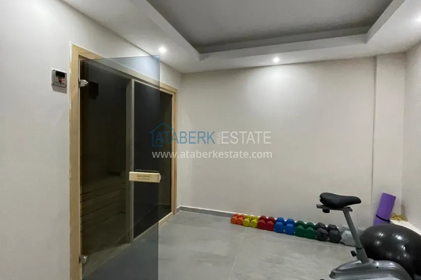 Modern 1+1 apartment in the center of Alanya, Cleopatra beach area 11 