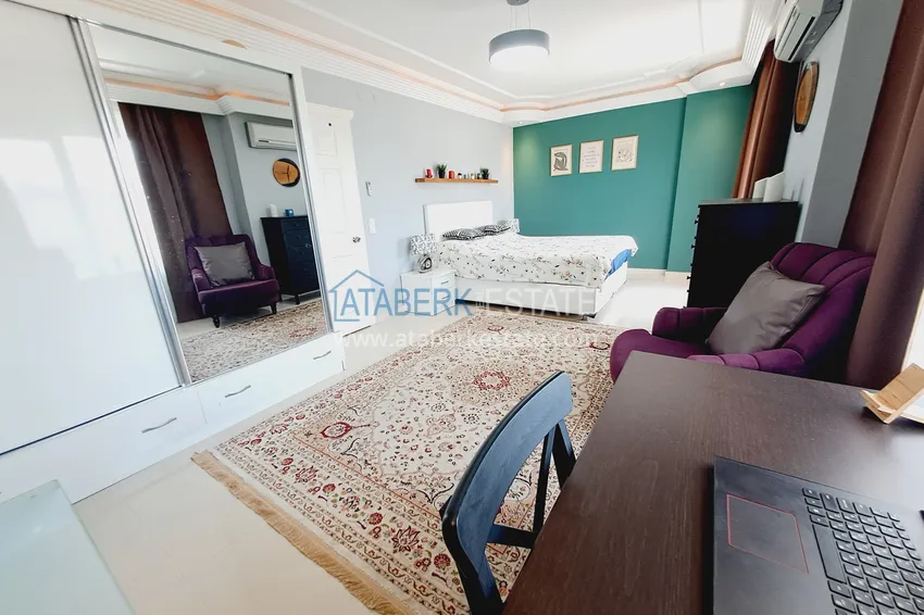 Purchase  3+1 duplex with furniture in a comfortable complex — Alanya, Oba district 11 