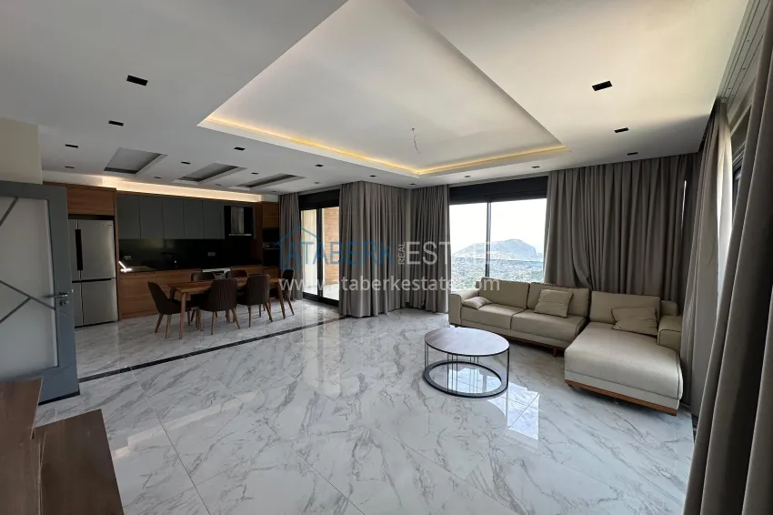 Purchase Luxurious penthouse duplex with panoramic views in a prestigious complex — Tepe, Alanya Center 7