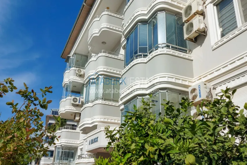 3+1 duplex with furniture in a comfortable complex — Alanya, Oba district 14 
