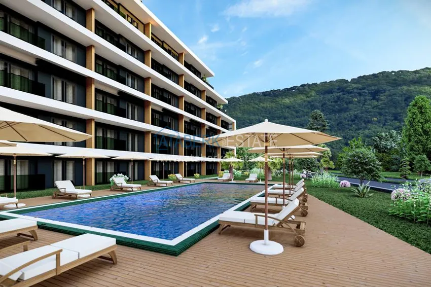 Apartment 1+1 in a complex with a hotel concept — Antalya, Altintash district 11 