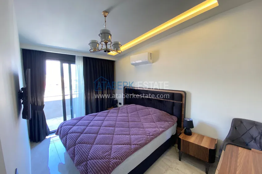 Purchase  Panoramic 2+1 duplex with furniture in the very center of Alanya — Suitable for short-term rent  11 