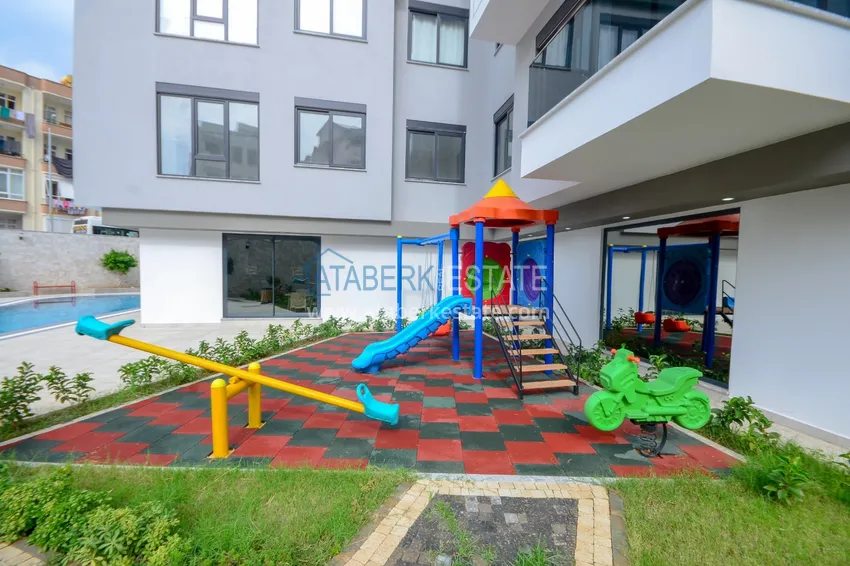 1+1 apartment with sea and fortress views - Alanya center  14 