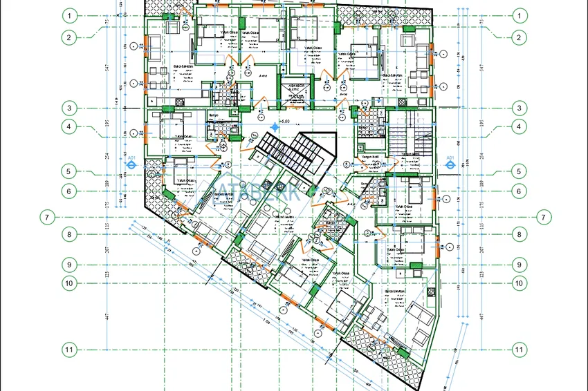 Buy cheap Investment project at the start of sales in the center of Alanya - 300 meters to Cleopatra beach 2 