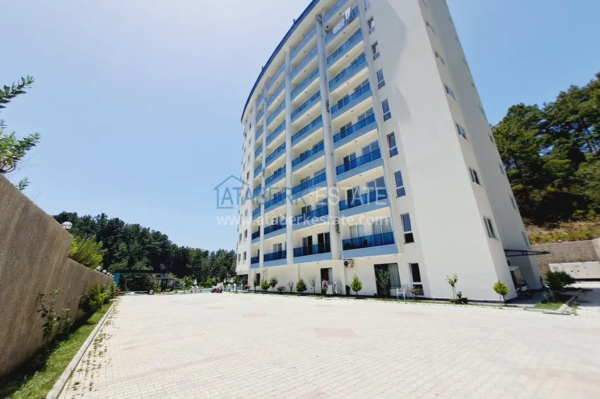 Great price! Turnkey one-bedroom apartment in Alanya, Avsallar district  12 