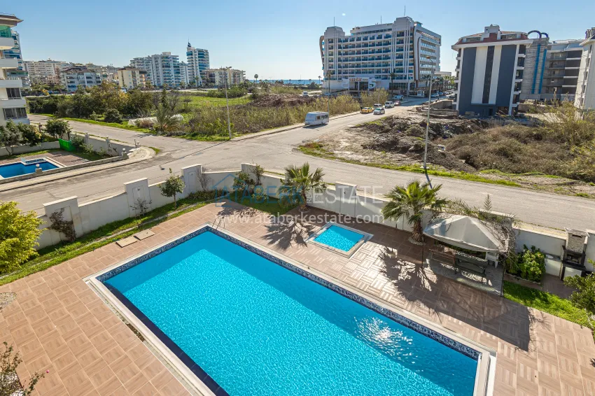 Purchase Apartment 1+1 with furniture and sea view — Kestel, Alanya 13 