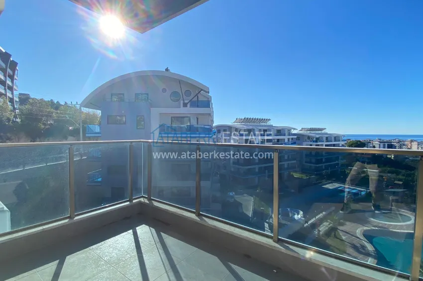 Purchase  Apartment with sea view and new furniture in a family complex — Kargicak, Alanya 11 