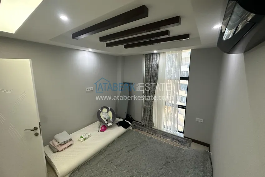 Purchase  2+1 apartment with furniture and sea and mountain views in a luxury complex — Alanya, Mahmutlar district 12 