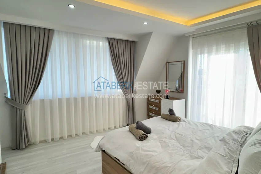 Purchase Furnished 3+1 duplex in a cozy residential complex - Mahmutlar, Alanya 14 