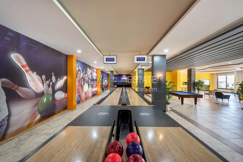 Turnkey 1+1 apartment with a glazed balcony in a complex with a private beach — Avsallar, Alanya 16 