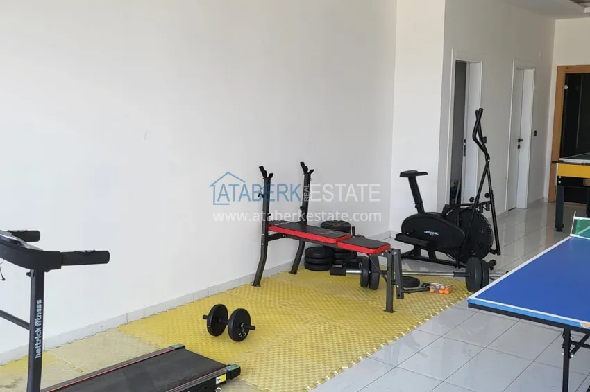 Two-bedroom apartment with new furniture in Alanya, Cikcilli district 12