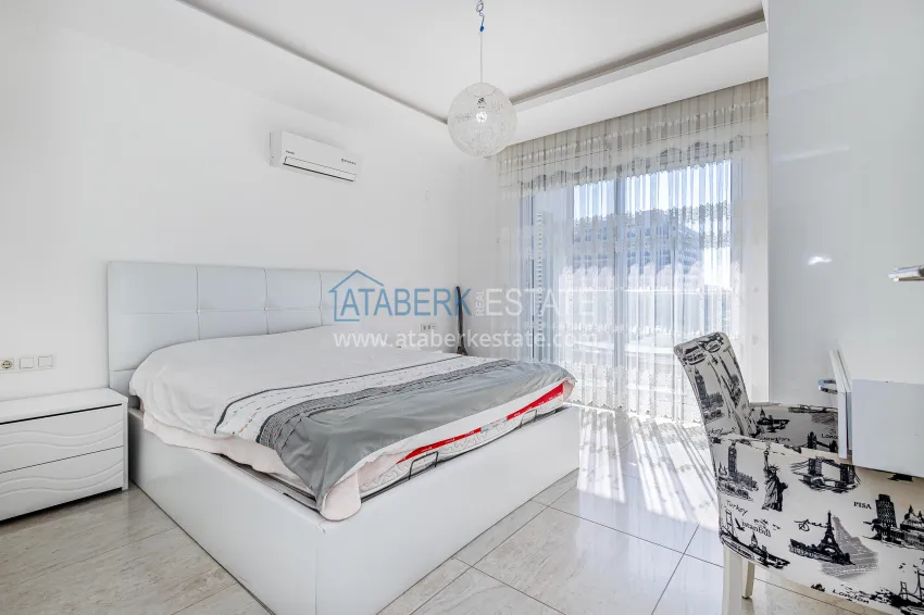 Purchase Apartment 1+1 with furniture and sea view — Kestel, Alanya 14 