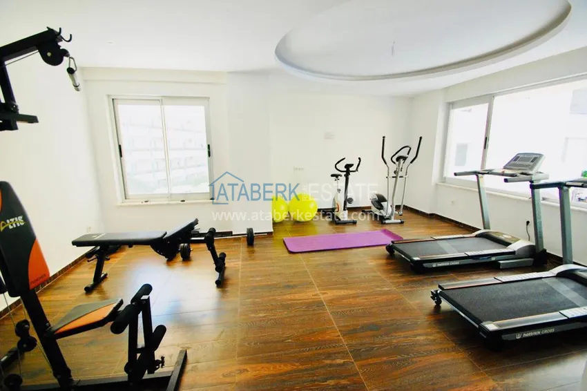 1+1 apartment with furniture and sea view in the center of Alanya - Cleopatra beach area  12 