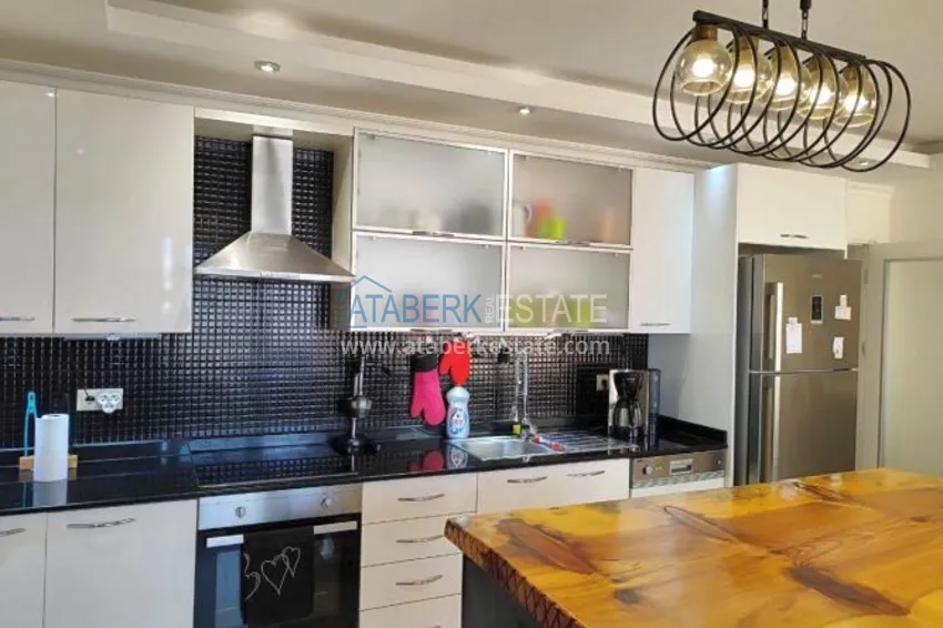 Purchase 5+1 duplex penthouse with furniture — Alanya, Avsallar district 13 