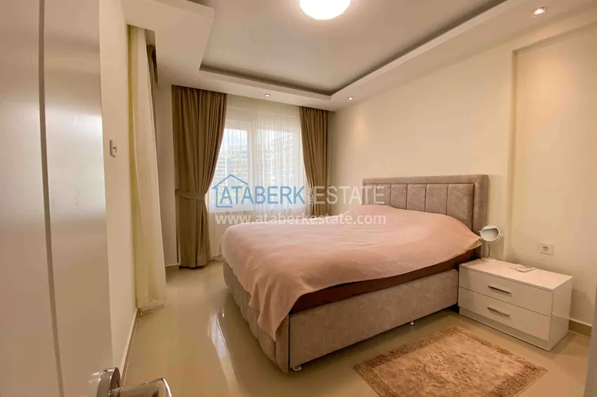 Purchase  Turnkey 1+1 apartment with a glazed balcony in a complex with a private beach — Avsallar, Alanya 13 