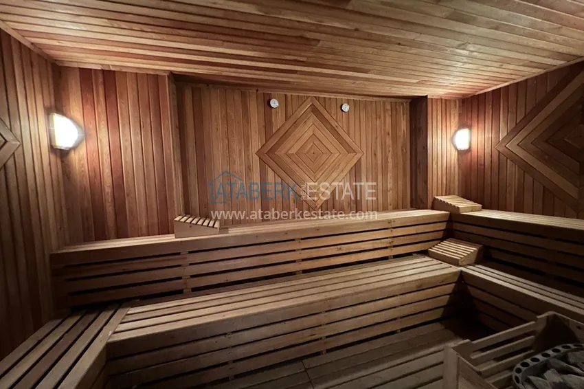 Two-bedroom apartment with new furniture in Alanya, Cikcilli district 13