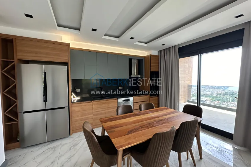 Purchase Luxurious penthouse duplex with panoramic views in a prestigious complex — Tepe, Alanya Center 9