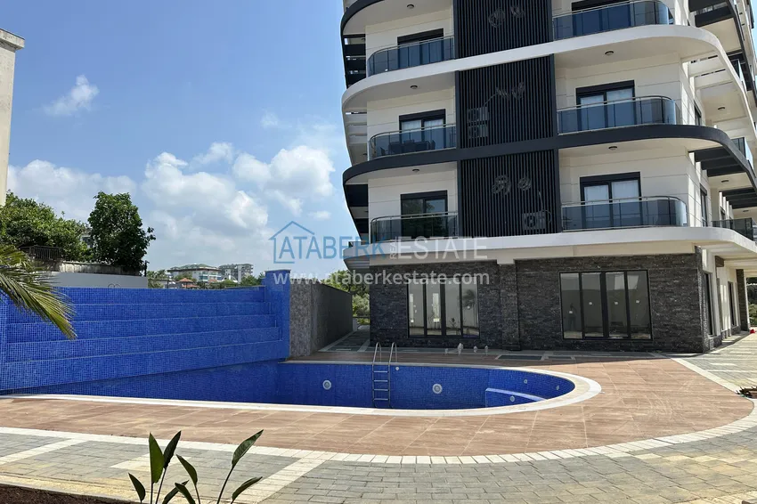 New 2+1 apartment with panoramic sea and mountain views - Alanya, Avsallar 13 