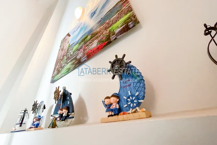 Purchase  Furnished duplex penthouse with sea view — Kestel, Alanya 12 