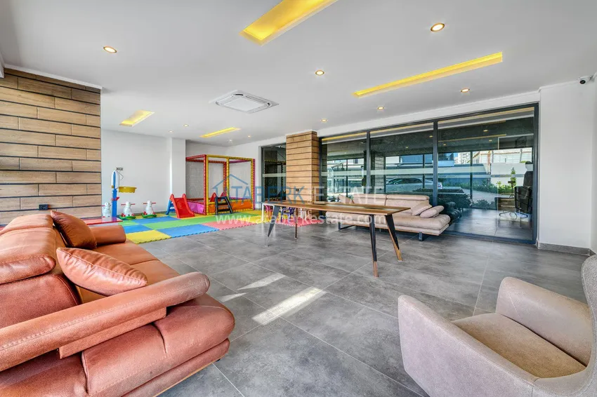 Finished one-bedroom apartment in a comfortable complex — Alanya, Avsallar district 14 