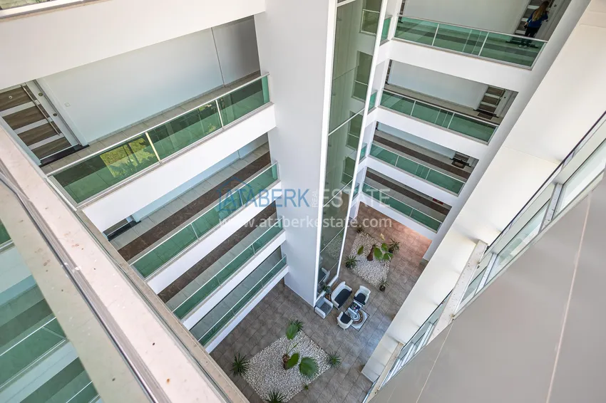 Turnkey duplex penthouse with sea view, 150 meters from the beach — Kestel, Alanya 17 